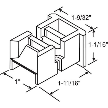 Strybuc Balance Top Sash Guide 60-648